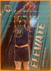 James Wiseman [Blue Fluorescent] Basketball Cards 2020 Panini Mosaic Elevate Prices
