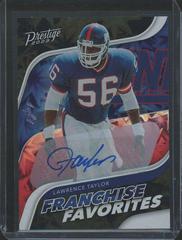 Lawrence Taylor [Autograph Black] #FF-11 Football Cards 2023 Panini Prestige Franchise Favorites Prices