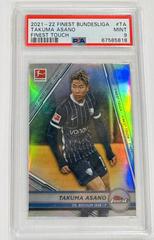 Takuma Asano Soccer Cards 2021 Topps Finest Bundesliga Touch Prices