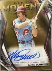 Mike Schmidt [Gold Refractor] Baseball Cards 2021 Topps Finest Moments Autographs Prices