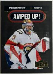 Spencer Knight [Gold] Hockey Cards 2021 Skybox Metal Universe Amped Up Prices