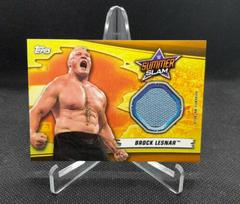 Brock Lesnar [Bronze] Wrestling Cards 2019 Topps WWE SummerSlam Mat Relics Prices
