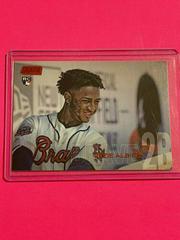 Ozzie Albies [Red Foil] Baseball Cards 2018 Stadium Club Prices