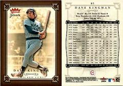 Dave Kingman Baseball Cards 2004 Fleer Greats of the Game Prices