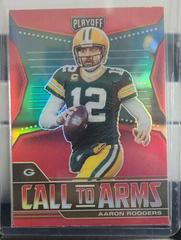 Aaron Rodgers [Red] #CA-ARO Football Cards 2021 Panini Playoff Call to Arms Prices