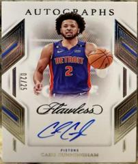 Cade Cunningham #2 Basketball Cards 2022 Panini Flawless Autograph Prices