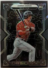 Jarren Duran #6 Baseball Cards 2022 Panini Chronicles Obsidian Prices
