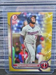 Emmanuel Rodriguez [Gold] Baseball Cards 2022 Bowman Paper Prospects Prices