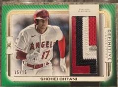Shohei Ohtani #DJR-SHO Baseball Cards 2023 Topps Definitive Jumbo Relic Collection Prices