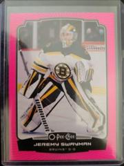 Jeremy Swayman [Neon Pink Border] Hockey Cards 2022 O Pee Chee Prices