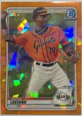 Marco Luciano [Orange] Baseball Cards 2020 Bowman Sapphire Prices