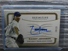 Randy Johnson #LAC-RJ Baseball Cards 2023 Topps Definitive Legendary Autograph Collection Prices