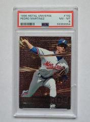 PEDRO MARTINEZ #192 Baseball Cards 1996 Metal Universe Prices