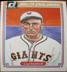 Carl Hubbell #33 Baseball Cards 1983 Donruss Hall of Fame Heroes Prices