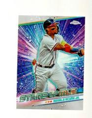 Ronald Acuna Jr. [Black Refractor] #CSMLB-3 Baseball Cards 2024 Topps Stars of MLB Chrome Prices
