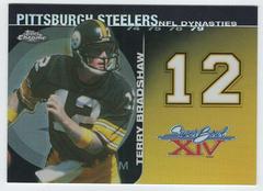 Terry Bradshaw [White Refractor] Football Cards 2008 Topps Chrome Dynasties Prices