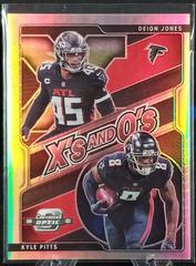 Deion Jones, Kyle Pitts #XO-23 Football Cards 2021 Panini Contenders Optic Xs and Os Prices
