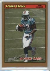 Ronnie Brown [Gold] Football Cards 2005 Bazooka Prices