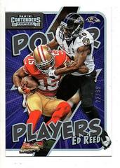 Ed Reed [Silver] #PWR-ERE Football Cards 2022 Panini Contenders Power Players Prices