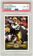Aaron Rodgers [vs. Bears] #1 Football Cards 2012 Topps Prices