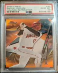 Shohei Ohtani [Orange Refractor] #40 Baseball Cards 2020 Topps Finest Prices