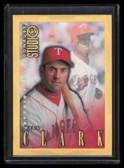 Will Clark [Gold Press Proof] #6 Baseball Cards 1998 Studio Prices