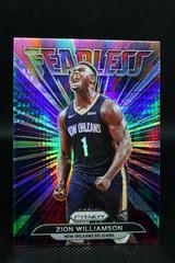 Zion Williamson [Hyper Prizm] #1 Basketball Cards 2021 Panini Prizm Fearless Prices