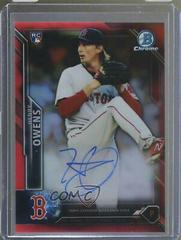 Henry Owens [Red Refractor] #CRA-HOW Baseball Cards 2016 Bowman Chrome Rookie Autographs Prices