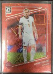Harry Kane [Optic Red Velocity] Soccer Cards 2021 Panini Donruss Road to Qatar Prices