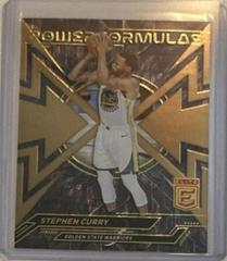 Stephen Curry [Gold] Basketball Cards 2022 Panini Donruss Elite Power Formulas Prices