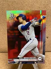 Alex Bregman [Red] #9 Baseball Cards 2019 Bowman Platinum Prices