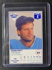 George Brett Baseball Cards 1987 Kraft Home Plate Heroes Hand Cut Prices