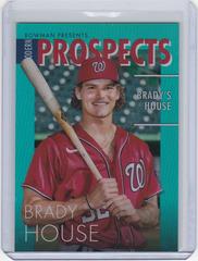 Brady House [Aqua] Baseball Cards 2023 Bowman Modern Prospects Prices
