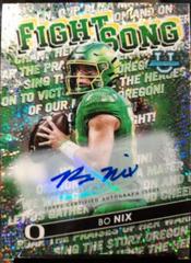Bo Nix [Autograph Speckle] #FS-14 Football Cards 2022 Bowman's Best University Fight Song Prices