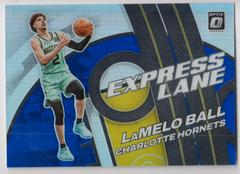 LaMelo Ball [Blue] #16 Basketball Cards 2021 Panini Donruss Optic Express Lane Prices