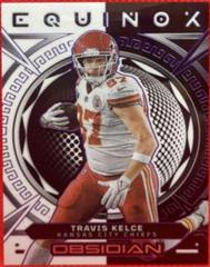 Travis Kelce [Purple Electric Etch] #13 Football Cards 2023 Panini Obsidian Equinox Prices