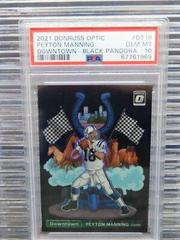 Peyton Manning [Black Pandora] #18 Football Cards 2021 Panini Donruss Optic Downtown Prices