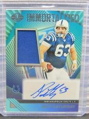 Jeff Saturday [Blue] #22 Football Cards 2023 Panini Illusions Immortalized Jersey Autograph Prices