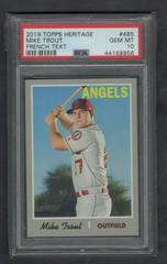 Mike Trout [French Text] Baseball Cards 2019 Topps Heritage Prices