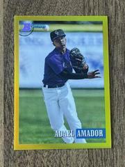Adael Amador [Chrome Prospect Gold] #106 Baseball Cards 2021 Bowman Heritage Prices