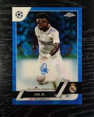 Vini Jr. [Blue Wave] #CA-V Soccer Cards 2022 Topps Chrome UEFA Club Competitions Autographs Prices