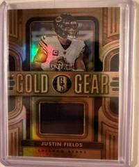 Justin Fields [White Gold] #GG-JF Football Cards 2023 Panini Gold Standard Gear Prices