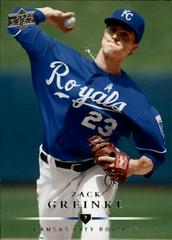 Zack Greinke #252 Baseball Cards 2008 Upper Deck Prices