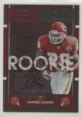 Dantrell Savage [Autograph] #121 Football Cards 2008 Playoff Contenders Prices