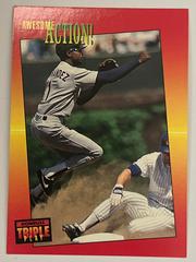 Awesome Action #102 Baseball Cards 1992 Panini Donruss Triple Play Prices