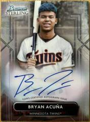 Bryan Acuna Baseball Cards 2022 Bowman Sterling Prospect Autographs Prices