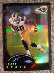 Isaac Bruce [Black Refractor] Football Cards 2002 Topps Chrome Prices