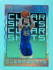 Stephen Curry [Emerald] Basketball Cards 2019 Panini Illusions Clear Shots Prices