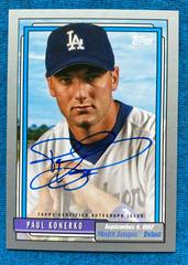 Paul Konerko [Silver] #72DB-PK Baseball Cards 2022 Topps Archives 1992 MLB Debut Autographs Prices
