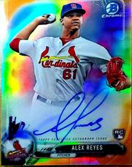 Alex Reyes [Chrome Orange Refractor] Baseball Cards 2017 Bowman Rookie Autographs Prices